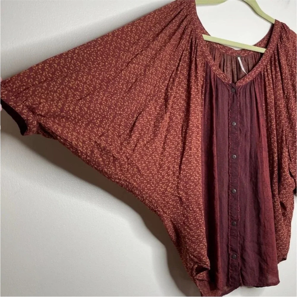 Free People Days of Romance Peasant Top Sz S